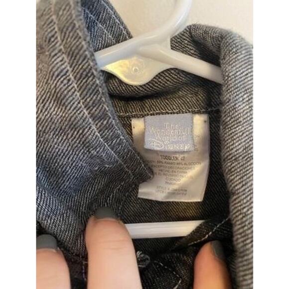 The Wonderful World Of Disney Mickey Mouse Denim Jacket 4T. - Picture 4 of 5